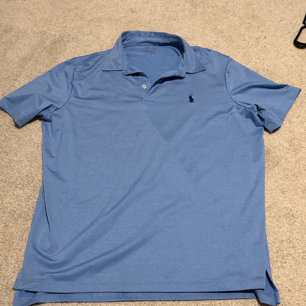 Polo by Ralph Lauren Men's Sky Blue Polo Shirt